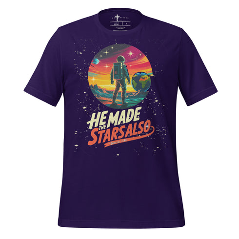 He Made The Stars Also Christian Bible Verse T-Shirt